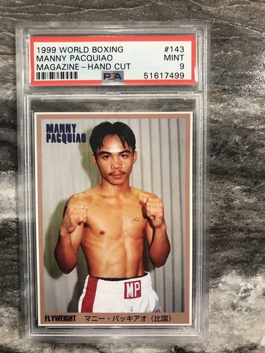 1999 World Boxing Manny Pacquiao PSA 9 (True Rookie)