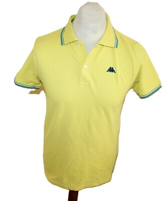 ROBE DI KAPPA HERREN Poloshirt Polohemd BAUMWOLLE ,  EHER GR  M GELB