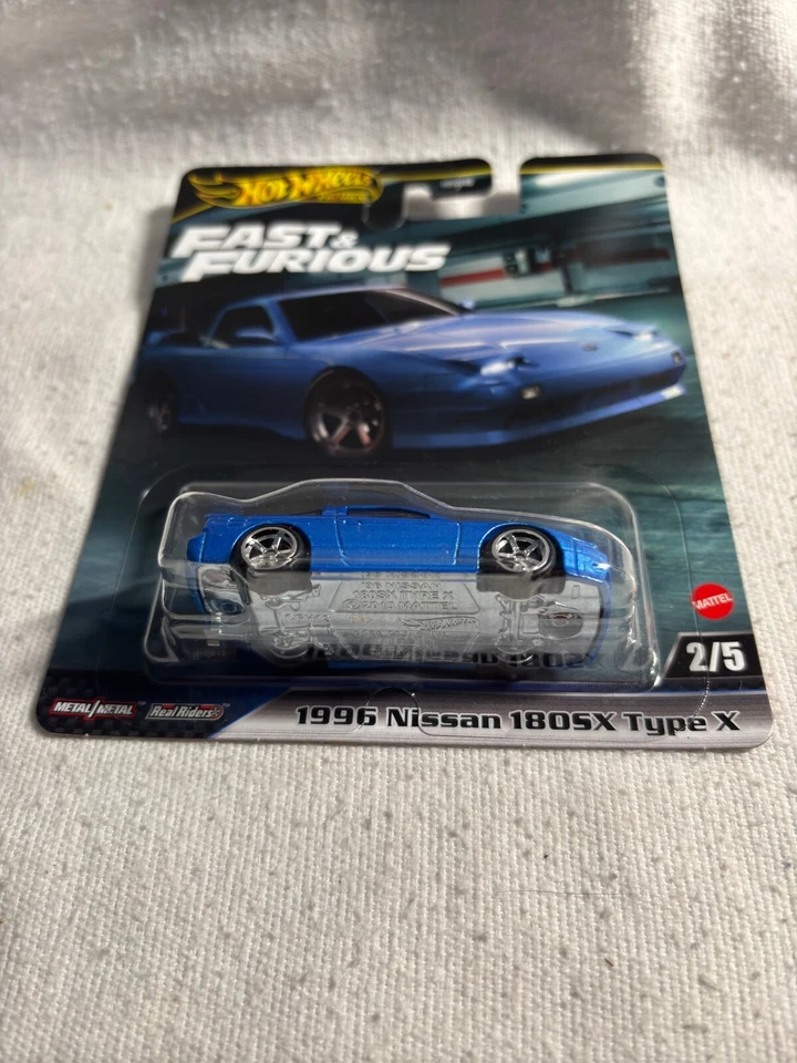 HOT WHEELS FAST & FURIOUS 1996 NISSAN 180SX TYPE X NEW - Image 2 of 4