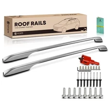 Silver Aluminum Alloy Roof Rack Side Rails for Nissan X-Trail Rogue 2014-2020