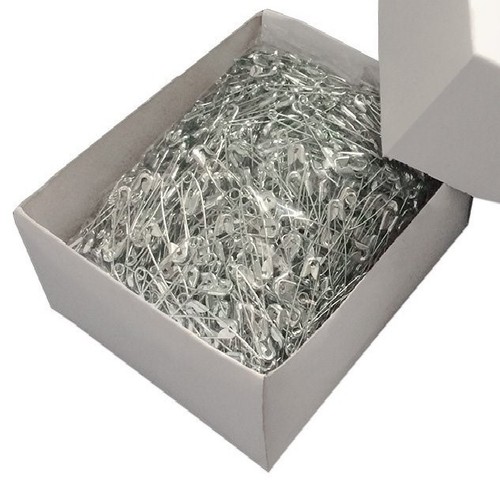 Safety Pins Lot of 1000 Crafting Sewing Diaper Office Quality Silver Pins