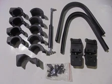 Pure Polaris Kit, HDWR, W, Poly Flip, RZR Windshield Hardware Kit #2878717