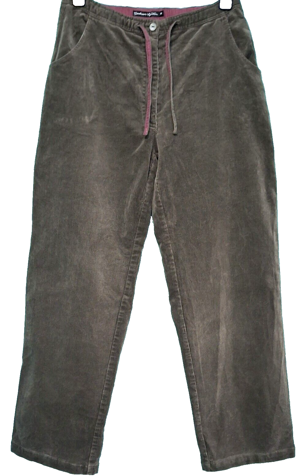 * GUDRUN SJODEN * WOMEN ' S CORDUROY TROUSERS PANTS BROWN SIZE M
