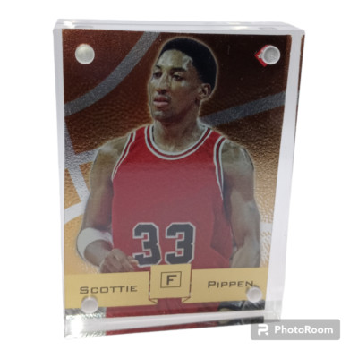 Scottie Pippen 1996 Bills Desktop Display Frame Clear Magnetic Size 2.64x3.62