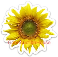 3 Sunflower Vinyl Sticker Laptop Water Bottle Phone Car Yellow VSCO