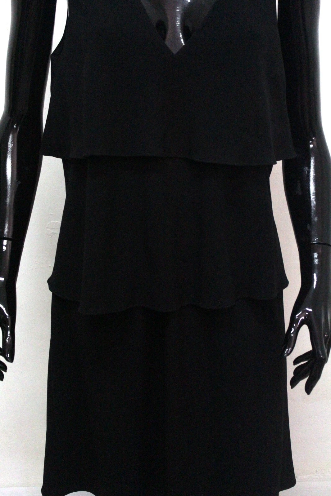 Moschino Vestito Donna Taglia 44 Abito Nero Dress Woman Tubino Vestitino