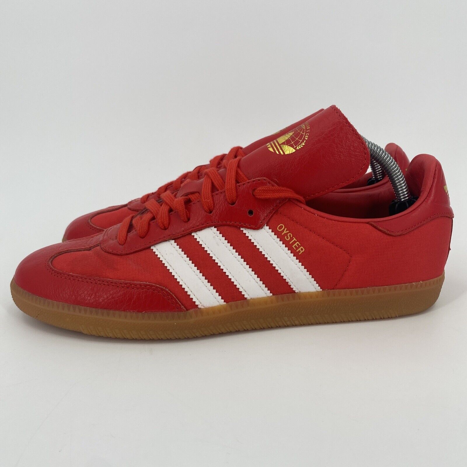 Adidas Samba Oyster Shoes Mens Sneaker Adidas OG Samba Red Striped Soccer | eBay