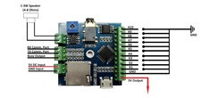 10 Buttons Triggered MP3 Player Board with 3W...