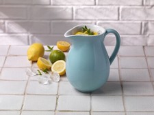 Mary Berry Collection Ceramic Jug Pitcher Duck Egg Blue