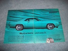 1994 BFGoodrich Tires Vintage 2pg Ad with 1969 Camaro "...Catch Some Z's"