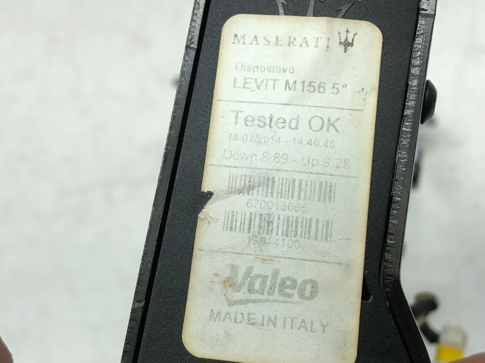2014-2017 MASERATI GHIBLI QUATTROPORTE STEERING WHEEL SHIFTER PADDLES OEM.