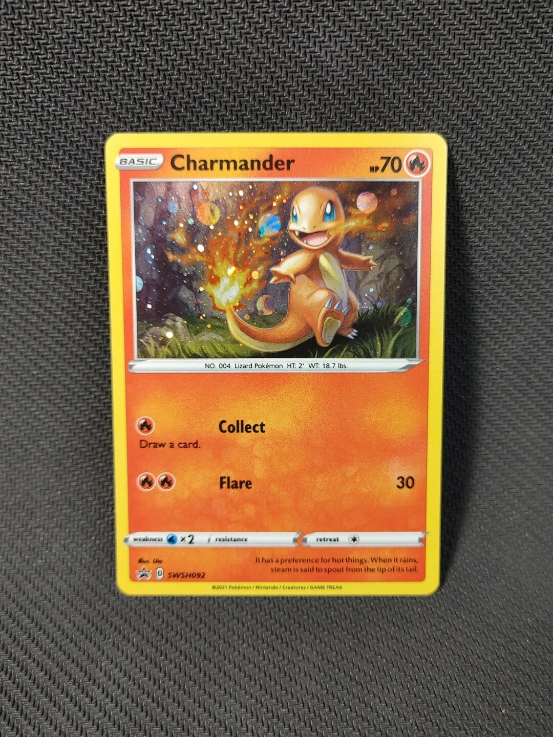 Charmander - Pokemon Battle Styles - Holo Black Star Promo SWSH092 - NM