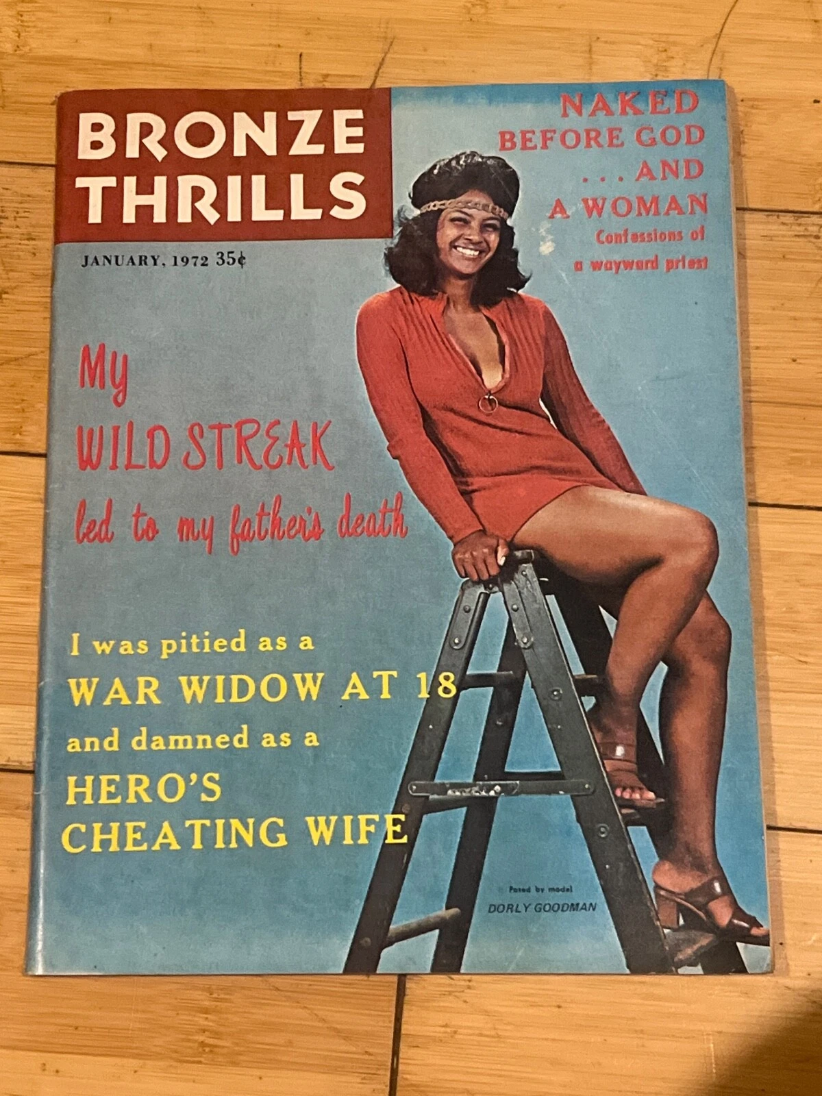 Rare! Bronze Thrills Negro) Magazine Jan 1972 - 画像1/3