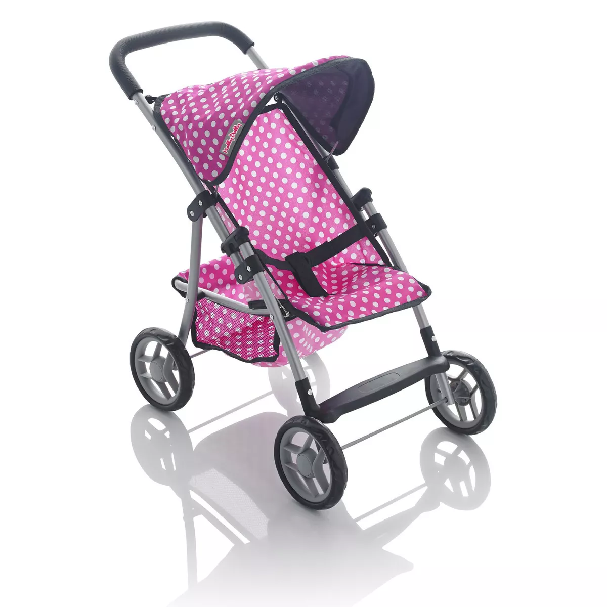 Molly Dolly 56cm My First Dolls Toy Stroller Buggy Girls Pram Pink