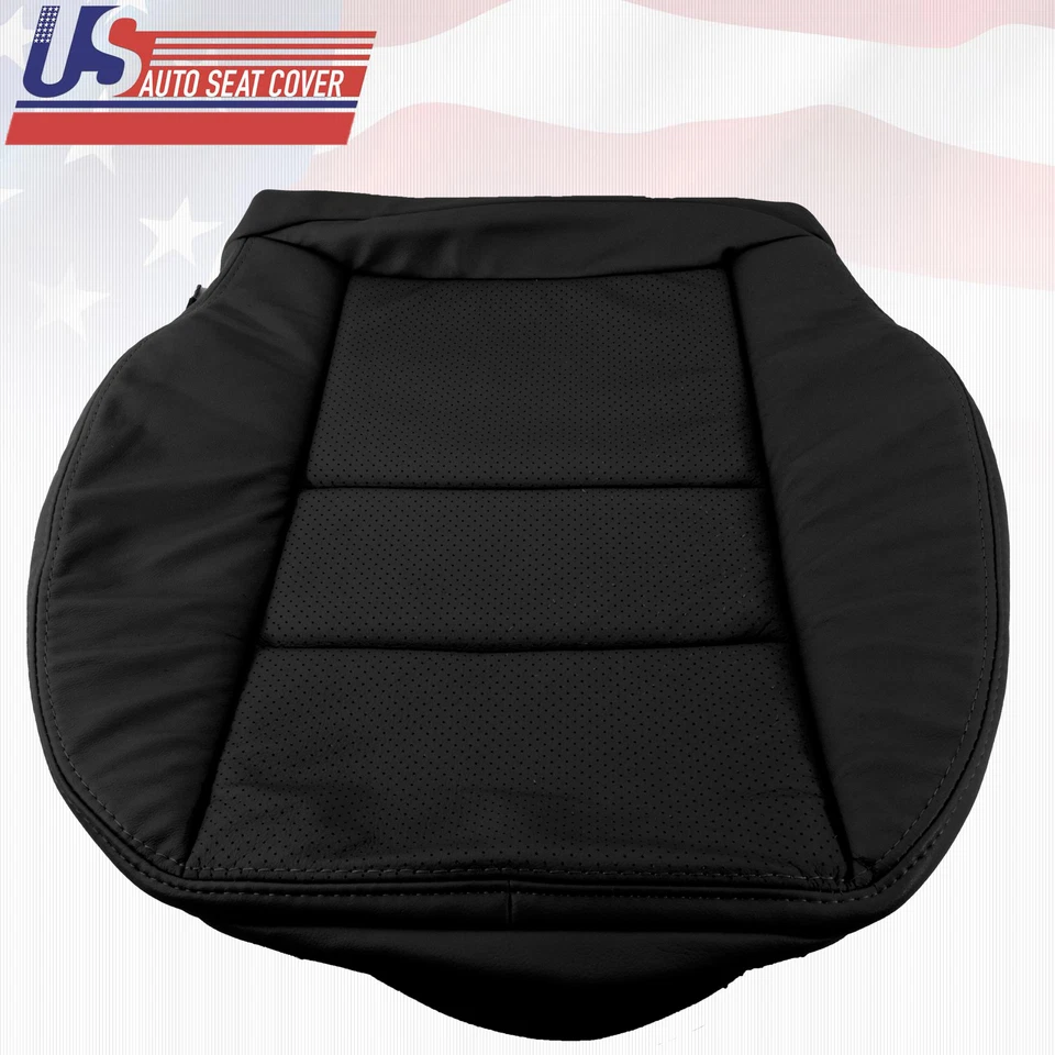 Cubierta inferior de cuero negra para Mercedes Benz C250 C300 2008 a 2014 Foto 3 de 4