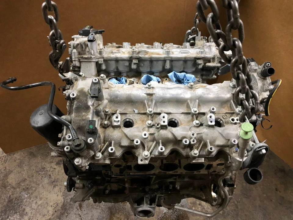 2014-2016 MERCEDES-BENZ E350 3.5L V6 发动机电机长块原始设备制造商 91,598K。 — 第 3/4 张图片