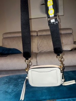 Marc Jacobs Snapshot Crossbody Bag Gold Hardware Double Zip