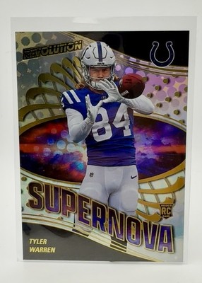 2025 Panini Revolution - Tyler Warren Super Nova #2 (RC) Indianapolis Colts