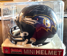 Unopened Jamal Lewis Silver Auto Baltimore Ravens Riddell Sports Mini Helmet