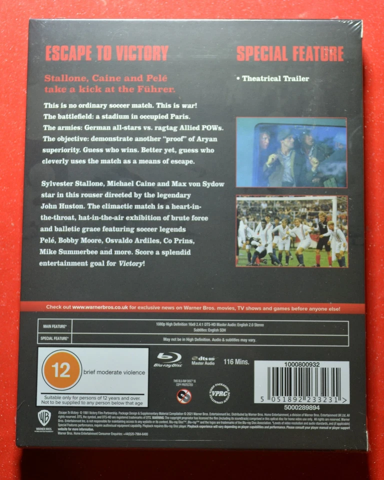 New & Sealed Escape to Victory Premium Collection Blu-ray - Image 4 of 4