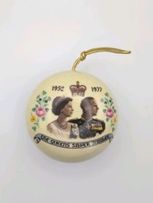 Queen Elizabeth II Silver Jubilee Commemorative Pomander 1952 -1997