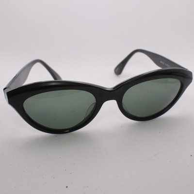 DKNY Black Oval Sunglasses DKNY Petit Black Oval – Eyedictive main image 4
