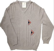 Herren Strickpullover Gr. 50 Grau Feinstrick Pulli V Ausschnitt Restposten