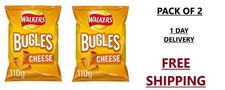 Walkers Bugles Cheese Sharing Snacks 110g, Pack of 2