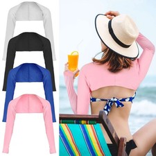 Women Cooling Breathable Shawl Sun Protection Shoulder Sleeves Arm Cover Casual