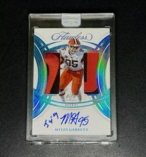 Myles Garrett 2025 Flawless Dual Patch Auto 1/1 “Godzilla” Kanji Inscription