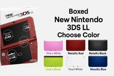 Boxed New Nintendo 3DS LL Console - Japanese Model - Choose Color - Fast Ship JP