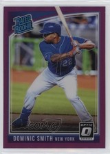 2018 Panini Donruss Optic Rated Rookie Purple Prizm Dominic Smith #47 07rd