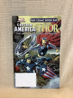 Captain America/Thor Free Comic Book Day Langridge Samnee Wilson 2010