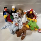 Lot of 10 Vintage Beanie Babies W/ Tags Excellent Condition Perfect For Gifts #2