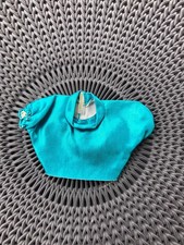 Vintage Barbie,, Glamour Bauchfrei Oberteil in Türkis Blau“! 70/80 er Jahre!