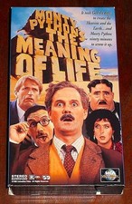 Monty Python's THE MEANING OF LIFE (Used VHS Video Tape with Slipcase) 1983