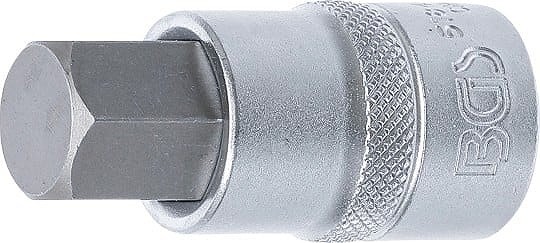 "Bgs BIT-EINSATZ, Antrieb Innenvierkant 12,5 MM (1/2\"), Innensechskant 17 Mm"-image