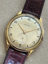 Cartier Vintage Watch, 18K YG, 34 mm, serviced