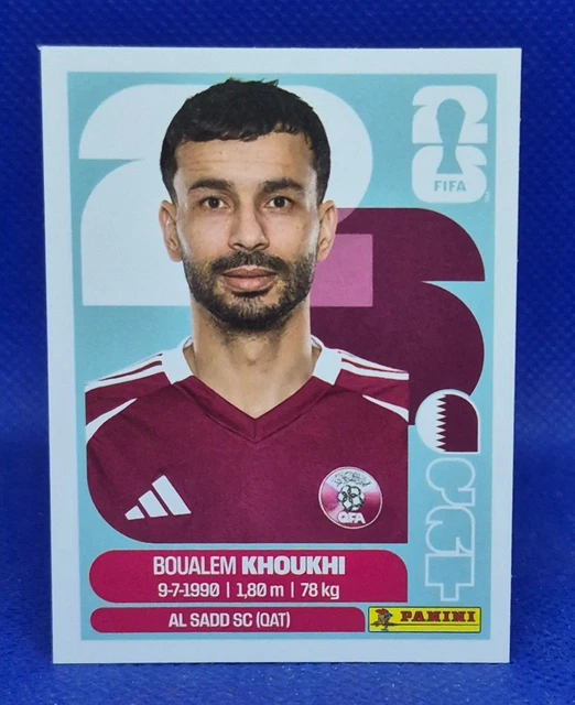 2026 Panini FIFA World Cup Sticker Boualem Khoukhi #QAT 6 - Qatar