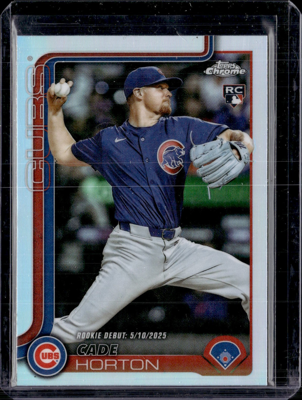 2025 Topps Chrome Update #USC102 Cade Horton Rookie Debut Refractor Cubs (50P)