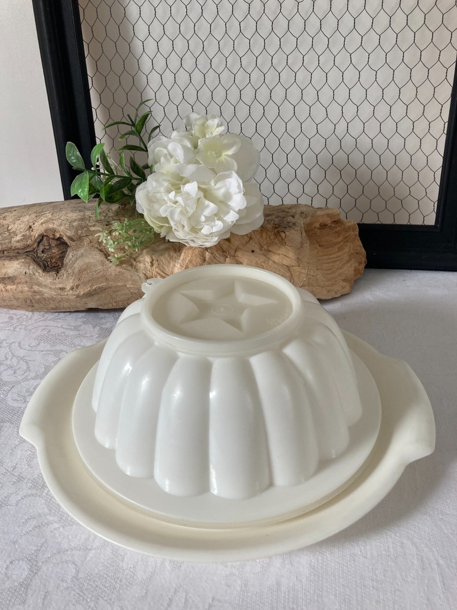 Moule à Charlotte Tupperware + Plateau & 4 Formes - Diamètre 20 Cm - Occasion TBE