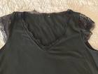 Black Sleeveless House Dress Nighty Soft Lace Large Pajama Gown — photo 3
