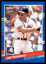 Jeff Treadway 1991 Donruss #117 Braves MLB READ FREE SHIPPING AutographDen