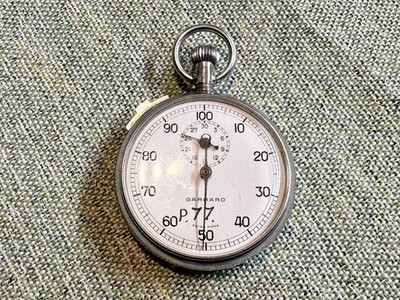 VINTAGE GARRARD STOPPUHR CHRONOMETER SWISS MADE MECHANISCH P77 5CM