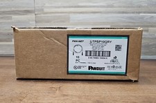 NEW BOX OF 10 Panduit UTPSP10GRY Patch Cord RJ-45 UTP CAT6 24AWG GREEN 10FT CABL