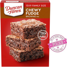 Duncan Hines Brownie Mix Chewy Fudge Valentine Baking Dessert 18.3 oz Kosher