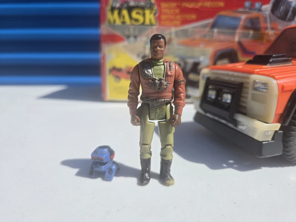 Máscara Kenner Firecracker con Hondo Maclean Completa con CAJA 1986 Foto 2 de 4