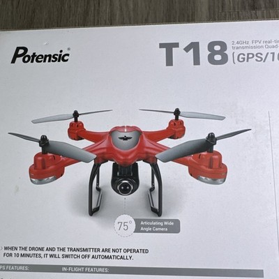 Potensic T18 Drone GPS FPV RC 1080P HD Camera Quadcopter | eBay
