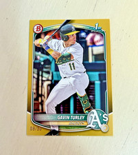 2025 Bowman Draft GAVIN TURLEY 1st Rookie Gold /50 (#BD-28) - ATHLETICS
