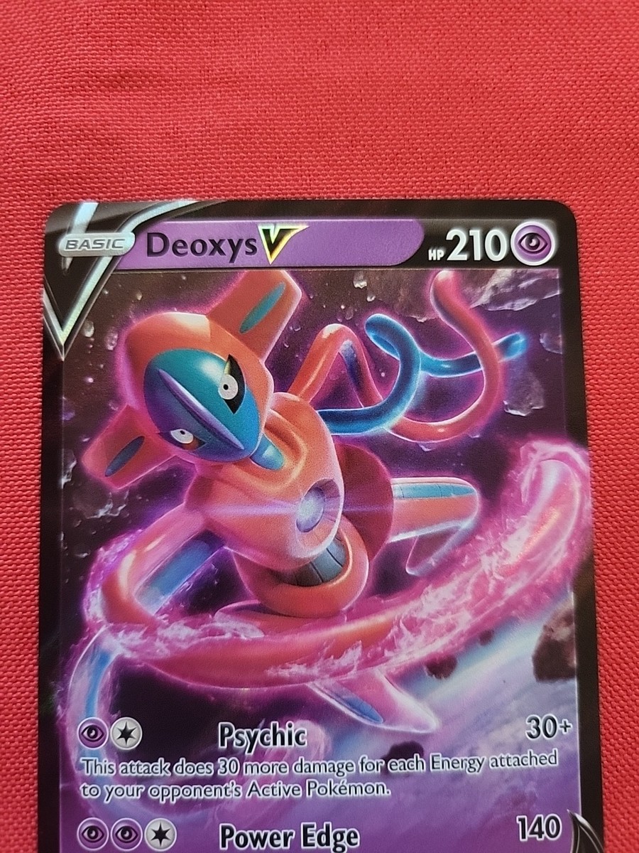 Pokemon: Deoxys V SWSH266 Holo Rare Sword & Shield Promo Cards
